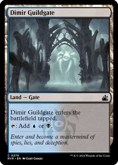 Dimir Guildgate Ravnica Remastered Magic card