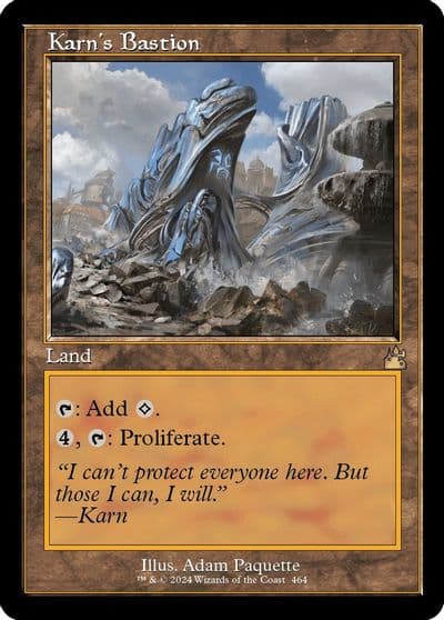 Karns Bastion Retro Frame Ravnica Remastered Magic card