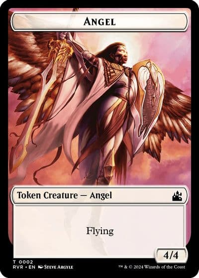 Angel Token 0002 Ravnica Remastered Magic card