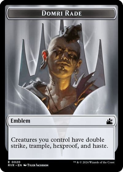 Emblem Domri Rade Ravnica Remastered Magic card