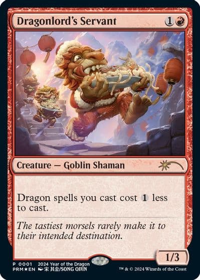 Dragonlords Servant Year of the Dragon 2024 Standard Showdown Promos Magic card