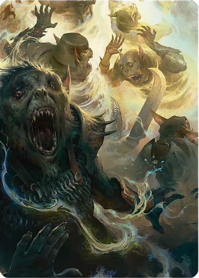 Galadriels Dismissal Art Card Art Series: Universes Beyond: The Lord of the Rings: Tales of Middle-earth Magic card