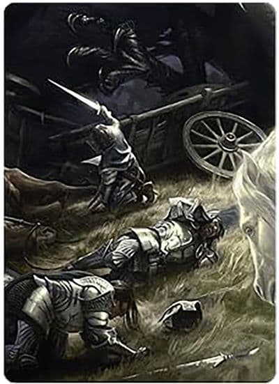 Courageous Resolve Art Card Art Series: Universes Beyond: The Lord of the Rings: Tales of Middle-earth Magic card
