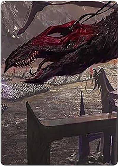 Fell Beast of Mordor Art Card Art Series: Universes Beyond: The Lord of the Rings: Tales of Middle-earth Magic card