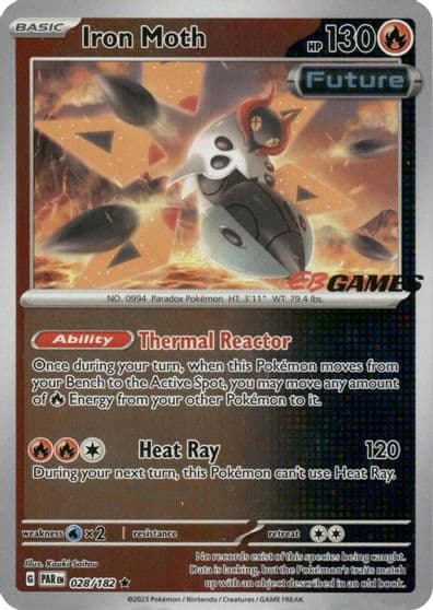 Iron Moth (EB Games Promo) Miscellaneous Cards & Products Pokemon card