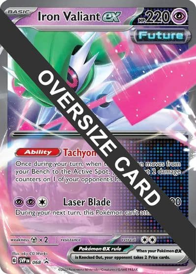 Iron Valiant ex - 068 Jumbo Cards Pokemon card