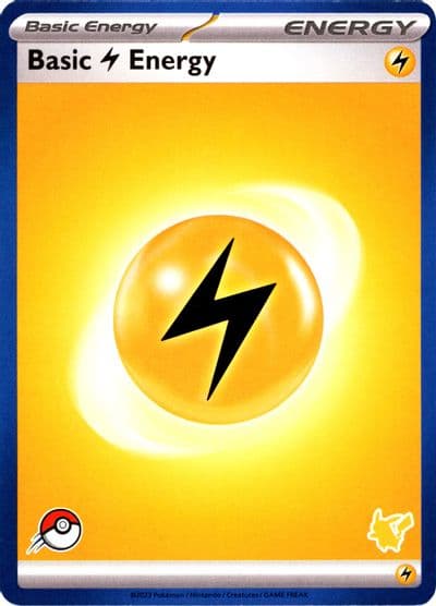 Basic Lightning Energy (Blue Border) My First Battle Pokemon card