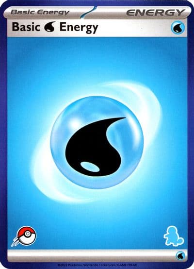 Basic Water Energy (Blue Border) My First Battle Pokemon card