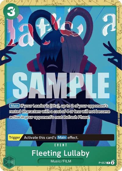 Fleeting Lullaby Starter Deck 11 Uta Deck Battle One Piece Promotion Cards One Piece card