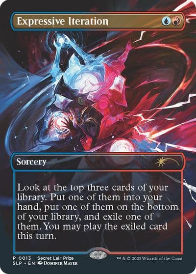 Expressive Iteration Secret Lair Showdown Magic card