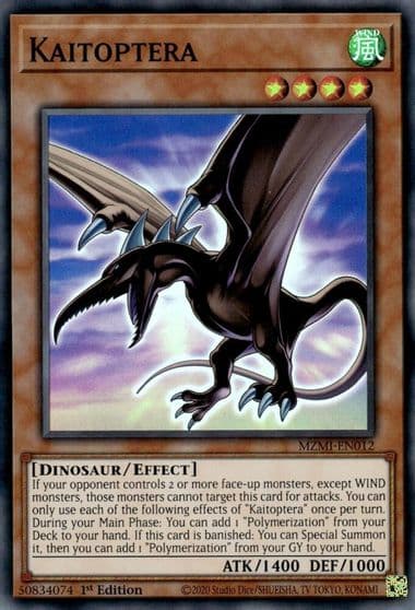 Kaitoptera Maze of Millennia Yu-Gi-Oh! card