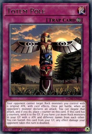 Totem Pole Maze of Millennia Yu-Gi-Oh! card