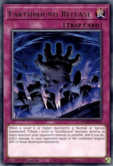 Earthbound Release Maze of Millennia Yu-Gi-Oh! card