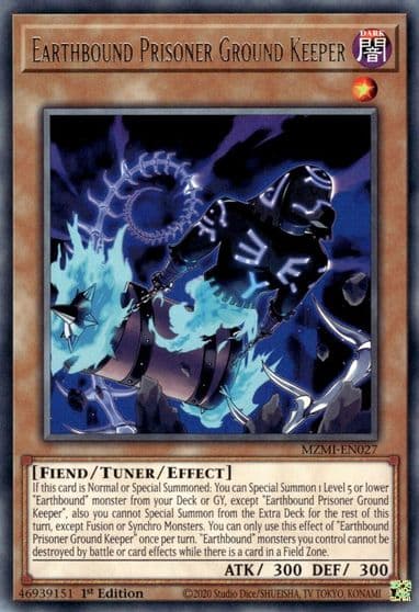 Earthbound Prisoner Ground Keeper Maze of Millennia Yu-Gi-Oh! card