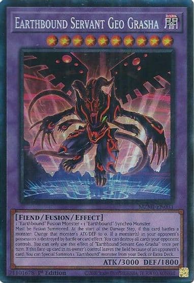 Earthbound Servant Geo Grasha CR Maze of Millennia Yu-Gi-Oh! card