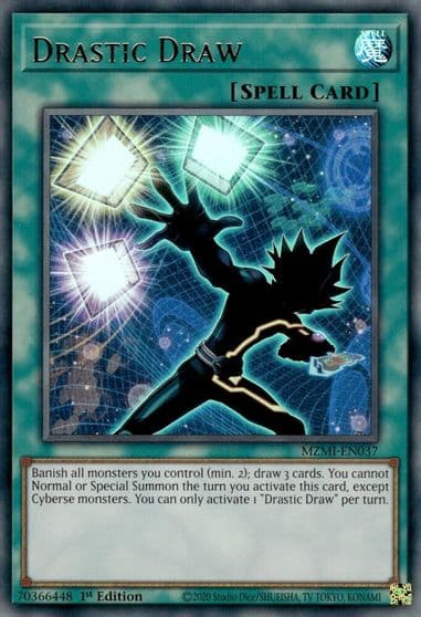 Drastic Draw Maze of Millennia Yu-Gi-Oh! card