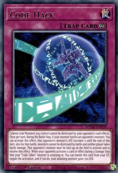 Code Hack Maze of Millennia Yu-Gi-Oh! card