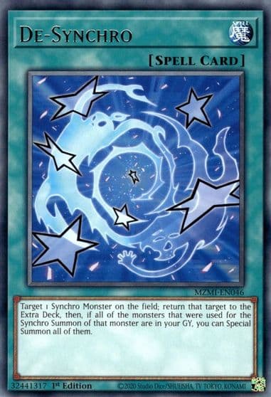 De Synchro Maze of Millennia Yu-Gi-Oh! card