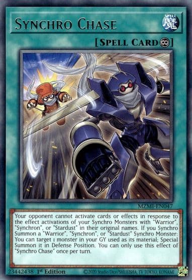 Synchro Chase Maze of Millennia Yu-Gi-Oh! card