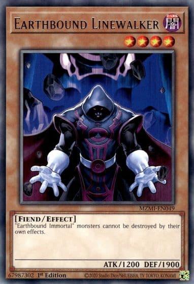Earthbound Linewalker Maze of Millennia Yu-Gi-Oh! card