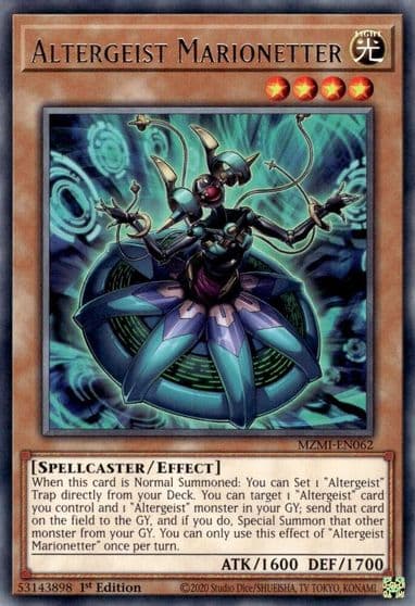 Altergeist Marionetter Maze of Millennia Yu-Gi-Oh! card