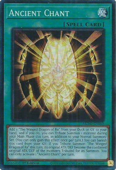 Ancient Chant CR Maze of Millennia Yu-Gi-Oh! card