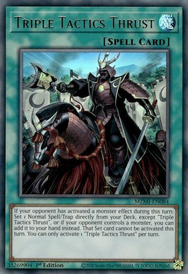 Triple Tactics Thrust Maze of Millennia Yu-Gi-Oh! card