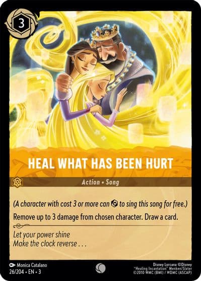 Heal What Has Been Hurt Into the Inklands Lorcana card
