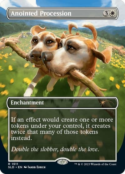 Anointed Procession Secret Lair Drop Series Magic card