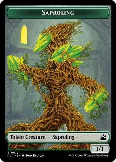 Saproling Goblin 0009 Double Sided Token Ravnica Remastered Magic card