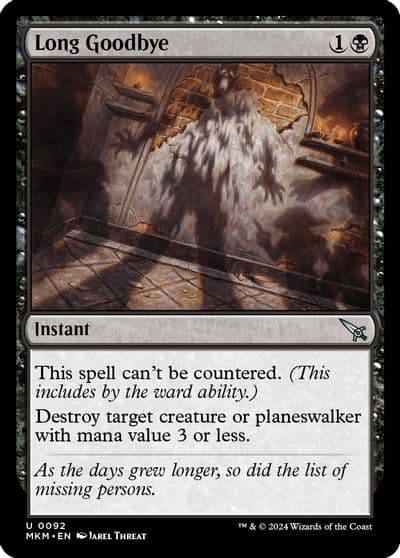 Long Goodbye Murders at Karlov Manor Magic card