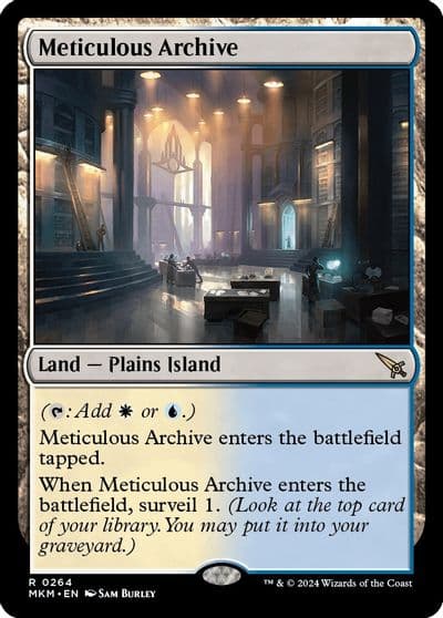 Meticulous Archive Murders at Karlov Manor Magic card
