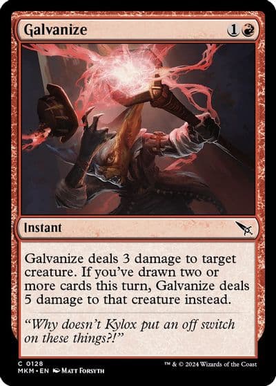 Galvanize Murders at Karlov Manor Magic card