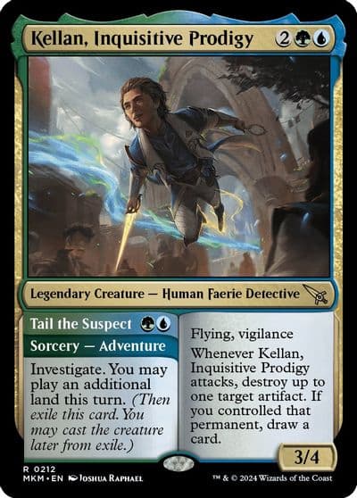 Kellan Inquisitive Prodigy Murders at Karlov Manor Magic card