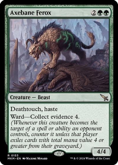 Axebane Ferox Murders at Karlov Manor Magic card