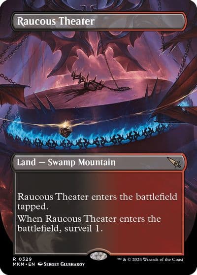 Raucous Theater Borderless Murders at Karlov Manor Magic card