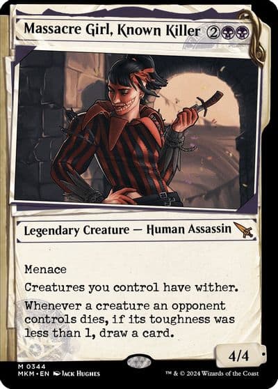 Massacre Girl Known Killer Showcase Murders at Karlov Manor Magic card