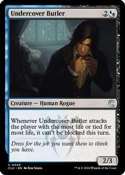 Undercover Butler Ravnica: Clue Edition Magic card