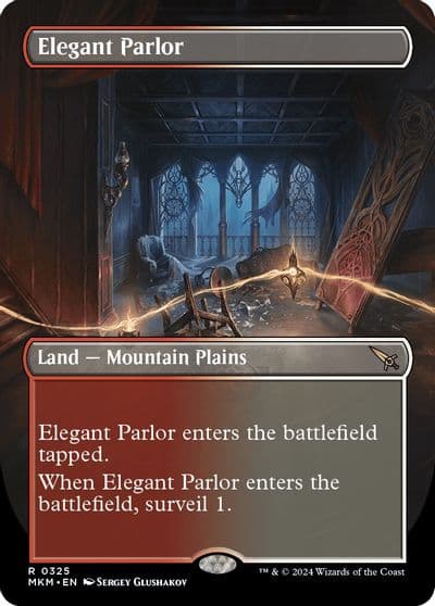 Elegant Parlor Borderless Murders at Karlov Manor Magic card