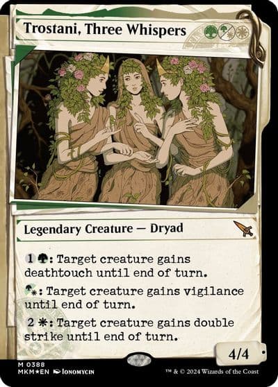Trostani Three Whispers Showcase Invisible Ink Murders at Karlov Manor Magic card