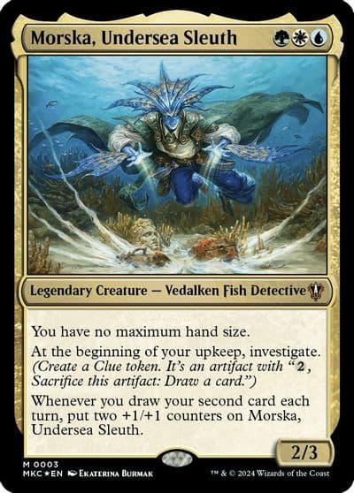 Morska Undersea Sleuth Commander: Murders at Karlov Manor Magic card