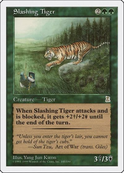 Slashing Tiger Portal Three Kingdoms Magic card