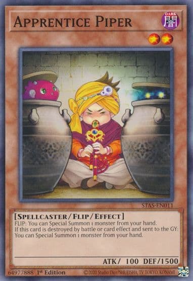 Apprentice Piper 2-Player Starter Set Yu-Gi-Oh! card