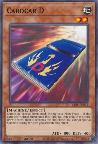 Cardcar D 2-Player Starter Set Yu-Gi-Oh! card