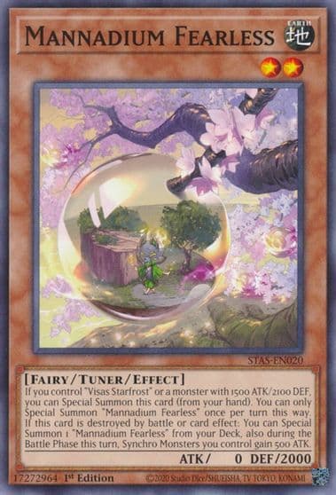 Mannadium Fearless STAS EN020 2-Player Starter Set Yu-Gi-Oh! card