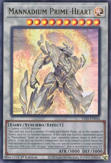 Mannadium Prime Heart 2-Player Starter Set Yu-Gi-Oh! card