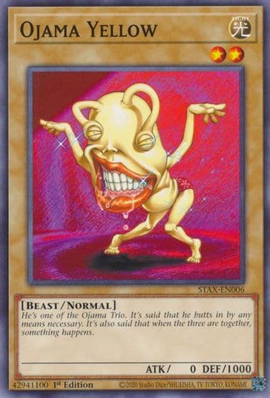 Ojama Yellow 2-Player Starter Set Yu-Gi-Oh! card