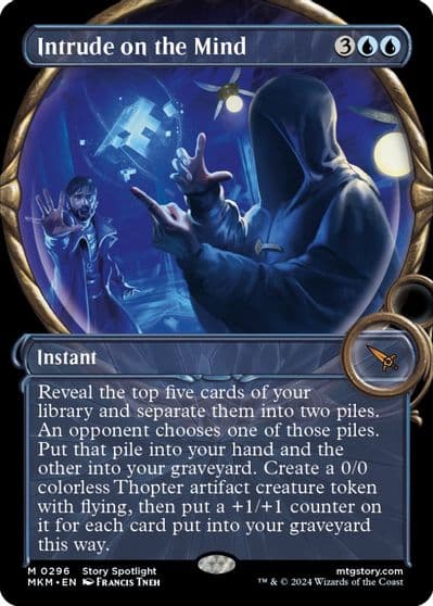Intrude on the Mind Showcase Murders at Karlov Manor Magic card