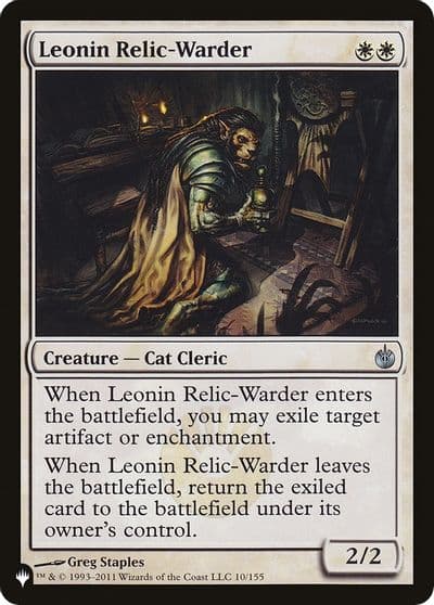 Leonin Relic Warder MBS The List Reprints Magic card