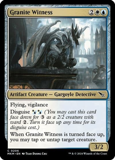 Granite Witness Murders at Karlov Manor Magic card